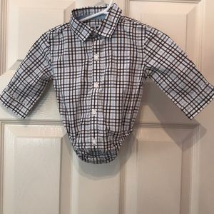 Janie and Jack Baby Boy Long Sleeve Shirt 3-6 m